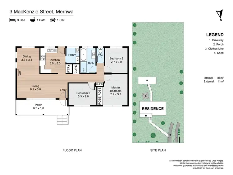 Floorplan of Homely house listing, 3 MacKenzie Street, Merriwa NSW 2329
