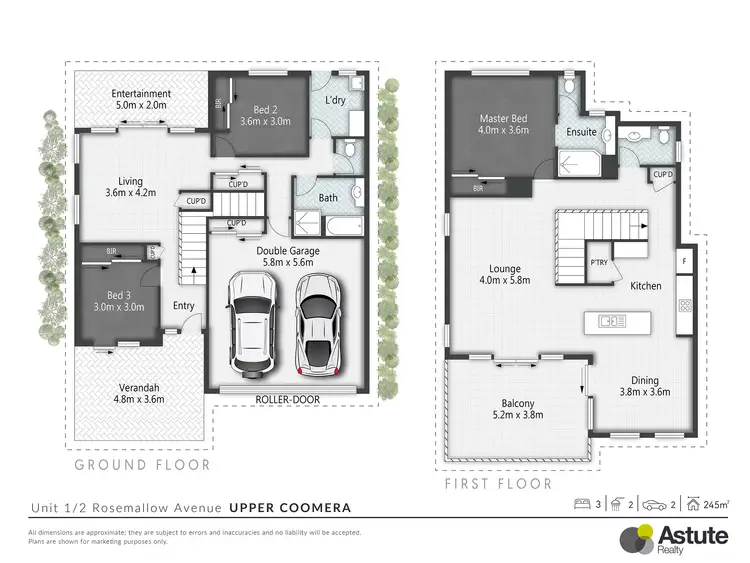 Floorplan of Homely block of units listing, 2 Rosemallow Avenue, Upper Coomera QLD 4209