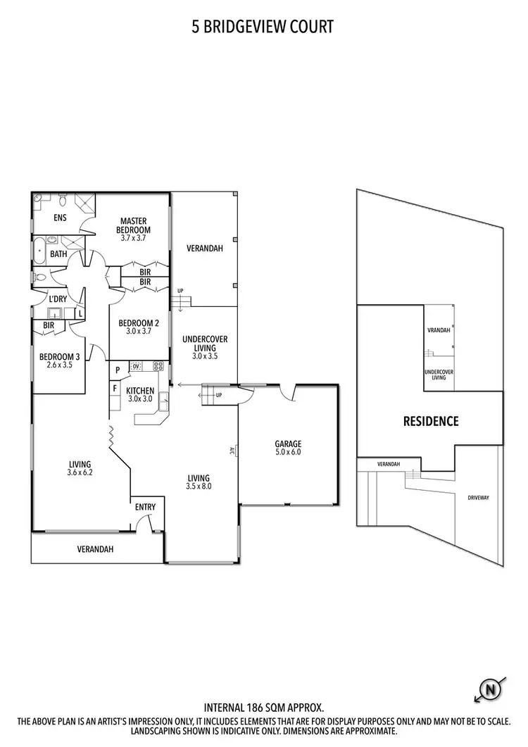 Floorplan of Homely house listing, 5 Bridgeview Court, Warrnambool VIC 3280