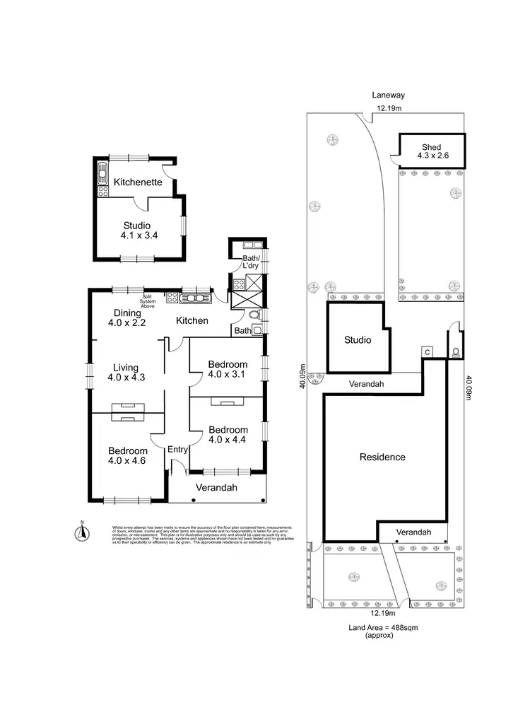 Floorplan of Homely house listing, 15 Broomfield Road, Hawthorn East VIC 3123