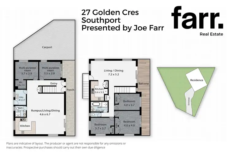 Floorplan of Homely house listing, 27 Golden Crescent, Southport QLD 4215