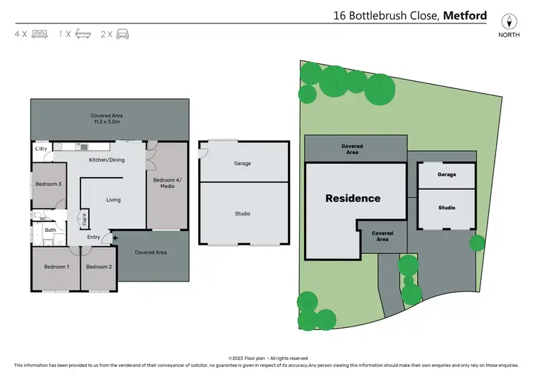Floorplan of Homely house listing, 16 Bottlebrush Close, Metford NSW 2323