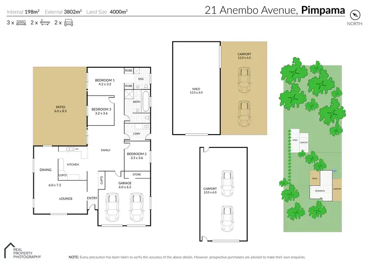Floorplan of Homely house listing, 21 Anembo Avenue, Pimpama QLD 4209
