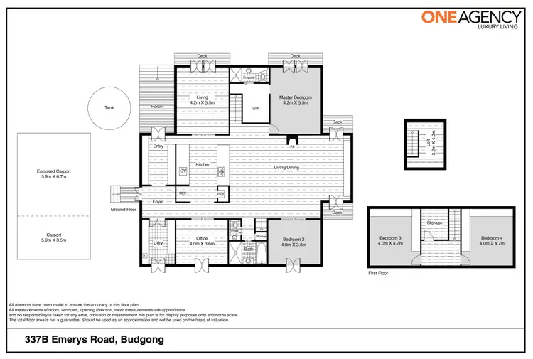 Floorplan of Homely rural property listing, 337 Emerys Road, Budgong NSW 2577