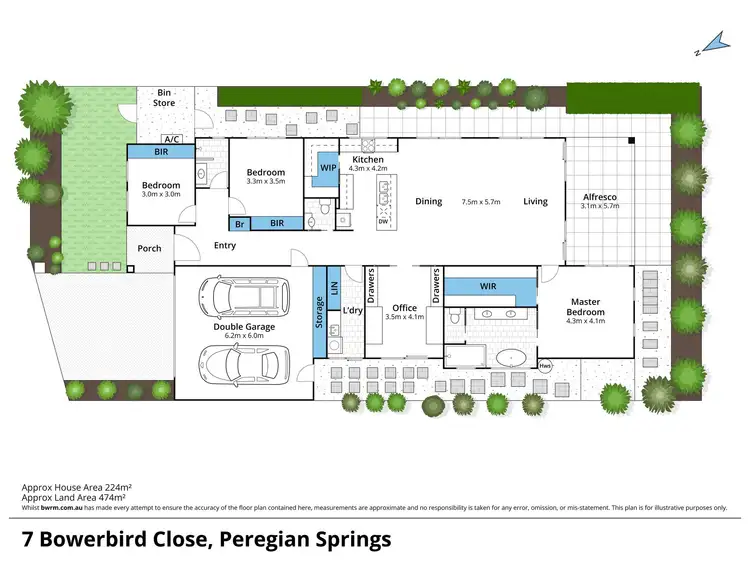 Floorplan of Homely house listing, 7 Bowerbird Close, Peregian Springs QLD 4573