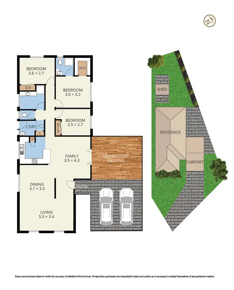 Floorplan of Homely house listing, 6 Dowell Court, Dandenong North VIC 3175