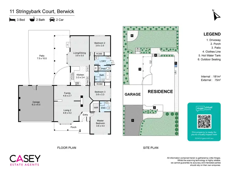 Floorplan of Homely house listing, 11 Stringybark Court, Berwick VIC 3806