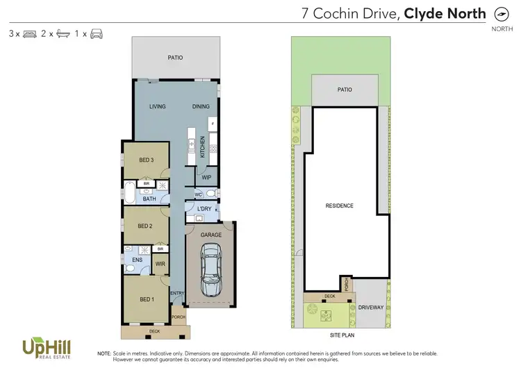 Floorplan of Homely house listing, 7 Cochin Drive, Clyde North VIC 3978