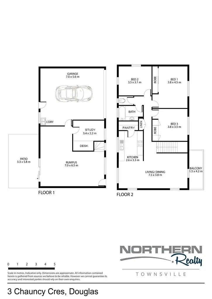 Floorplan of Homely house listing, 3 Chauncy Crescent, Douglas QLD 4814