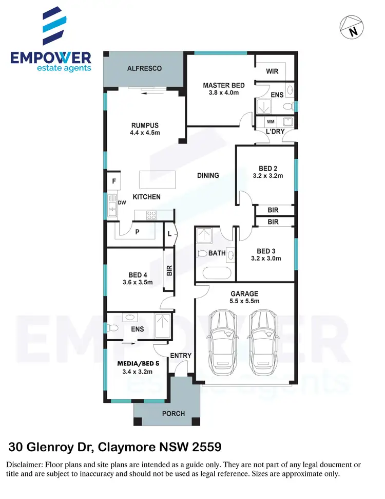 Floorplan of Homely house listing, 30 Glenroy Drive, Claymore NSW 2559