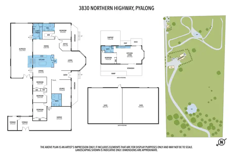 Floorplan of Homely house listing, 3830 NORTHERN HIGHWAY, Pyalong VIC 3521