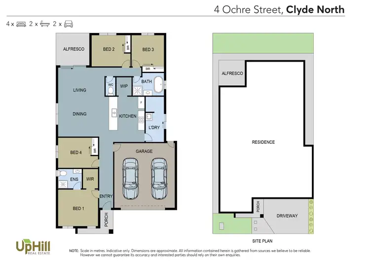 Floorplan of Homely house listing, 4 Ochre Street, Clyde North VIC 3978