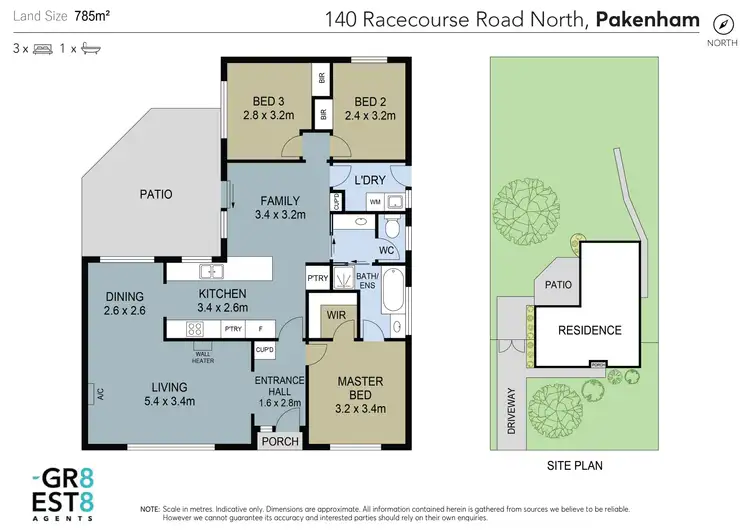 Floorplan of Homely house listing, 140 Racecourse Road North, Pakenham VIC 3810