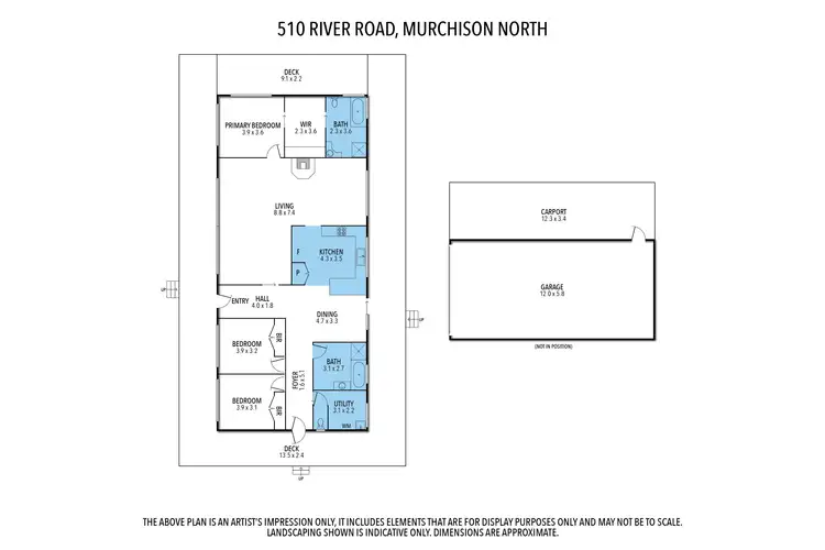 Floorplan of Homely house listing, 510 River Road, Murchison North VIC 3610