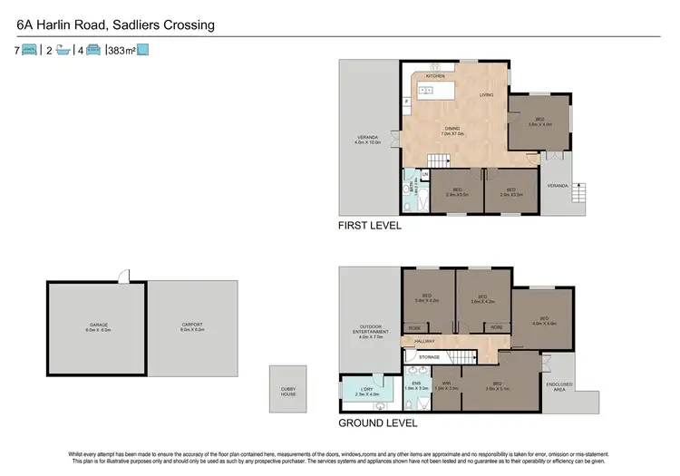 Floorplan of Homely house listing, 6A Harlin Road, Sadliers Crossing QLD 4305
