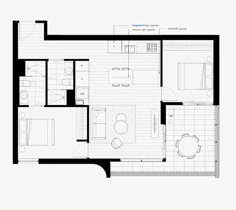 Floorplan of Homely apartment listing, Level 3/78 Middleborough Road, Burwood East VIC 3151