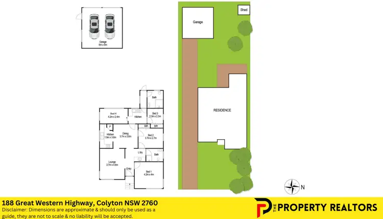 Floorplan of Homely house listing, 188 GREAT WESTERN HIGHWAY, Colyton NSW 2760