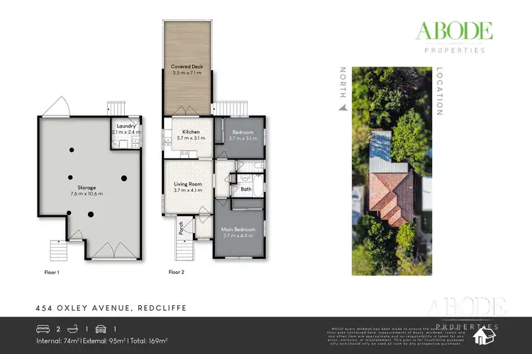 Floorplan of Homely house listing, 454 Oxley Avenue, Redcliffe QLD 4020