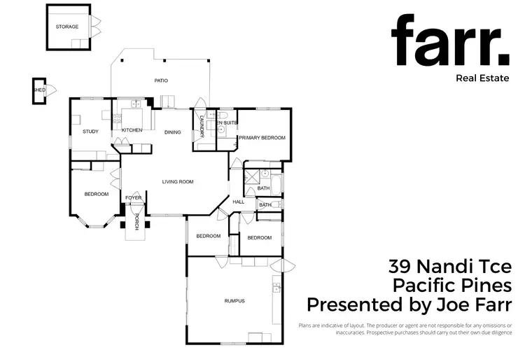 Floorplan of Homely house listing, 39 Nandi Terrace, Pacific Pines QLD 4211