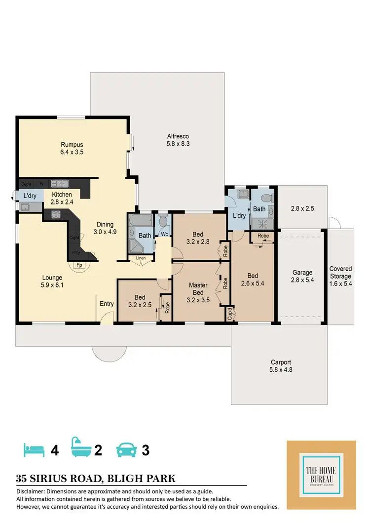 Floorplan of Homely house listing, 35 Sirius Road, Bligh Park NSW 2756