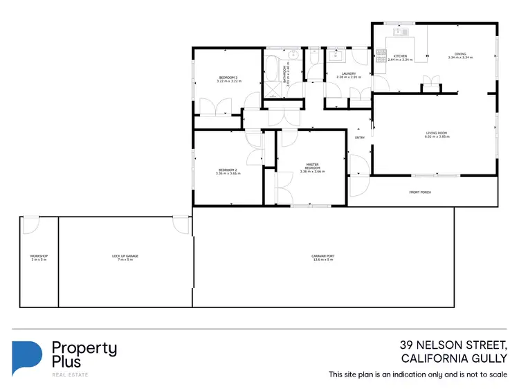 Floorplan of Homely house listing, 39 Nelson Street, California Gully VIC 3556
