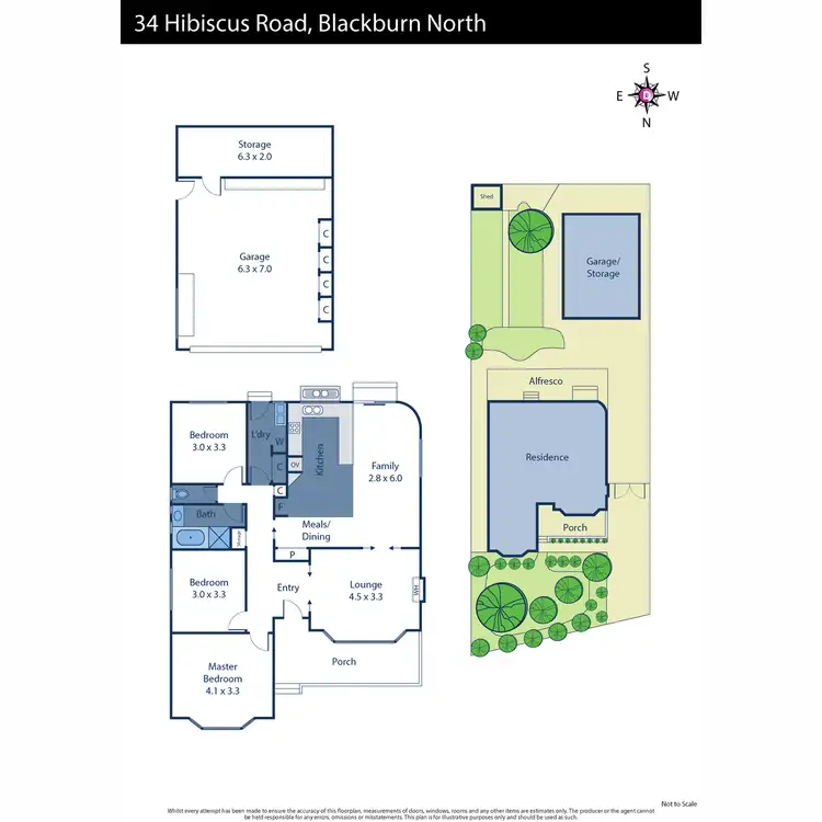 Floorplan of Homely house listing, 34 Hibiscus Road, Blackburn North VIC 3130
