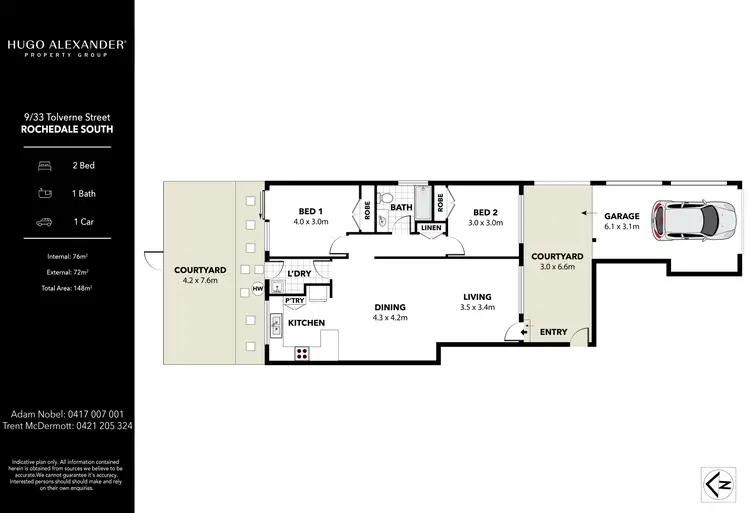 Floorplan of Homely apartment listing, 9/33 Tolverne Street, Rochedale South QLD 4123