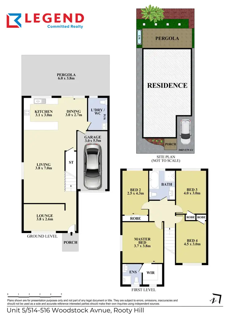 Floorplan of Homely townhouse listing, 5/514 - 516 Woodstock Avenue, Rooty Hill NSW 2766