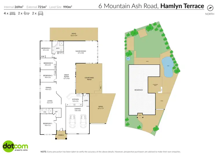 Floorplan of Homely house listing, 6 Mountain Ash Road, Hamlyn Terrace NSW 2259