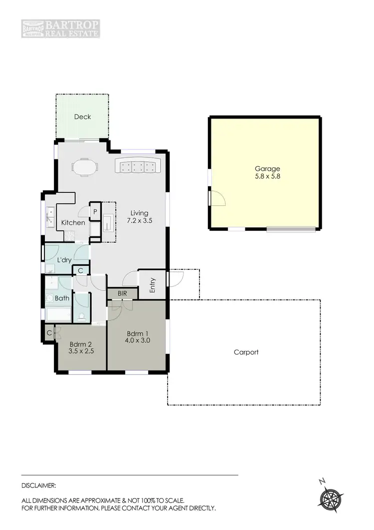 Floorplan of Homely unit listing, 8 Florence Court, Brown Hill VIC 3350
