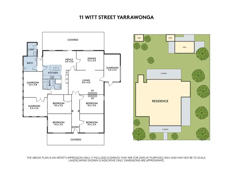 Floorplan of Homely house listing, 11 Witt Street, Yarrawonga VIC 3730