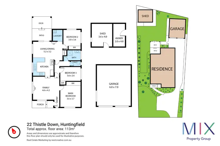 Floorplan of Homely house listing, 22 Thistle Down, Huntingfield TAS 7055