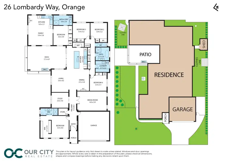 Floorplan of Homely house listing, 26 Lombardy Way, Orange NSW 2800