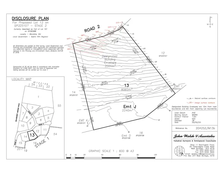 Floorplan of Homely land listing, LOT 13, 2558 Beaudesert-Nerang Road, Benobble QLD 4275