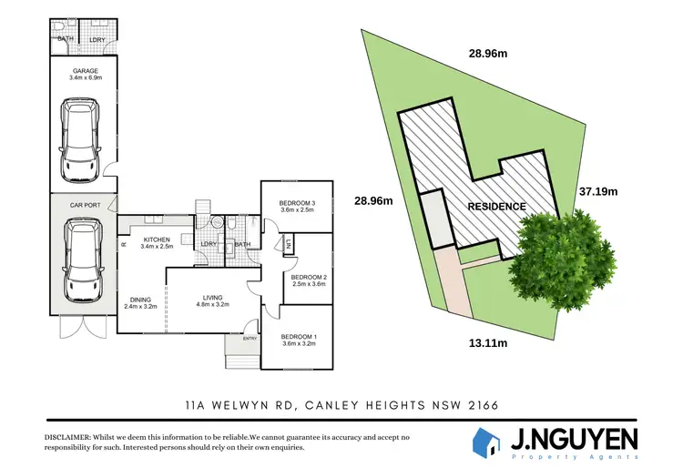 Floorplan of Homely house listing, 11A Welwyn Road, Canley Heights NSW 2166