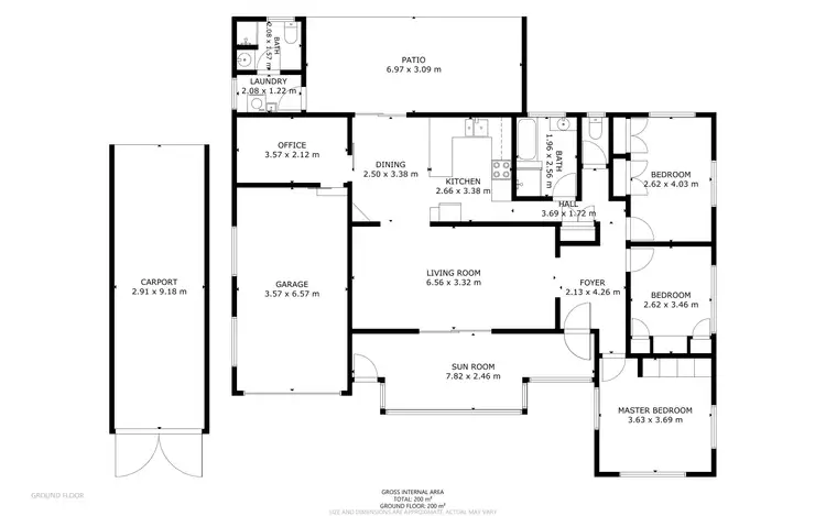 Floorplan of Homely house listing, 10 Hazel Street, Centenary Heights QLD 4350