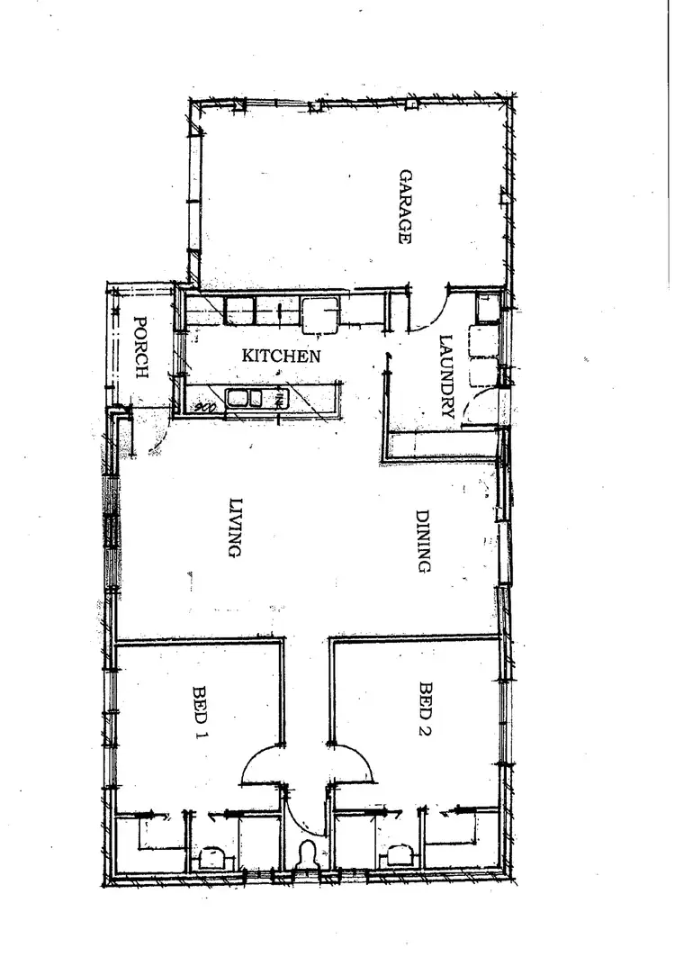 Floorplan of Homely townhouse listing, 1/21 O'Brien Court, West Albury NSW 2640