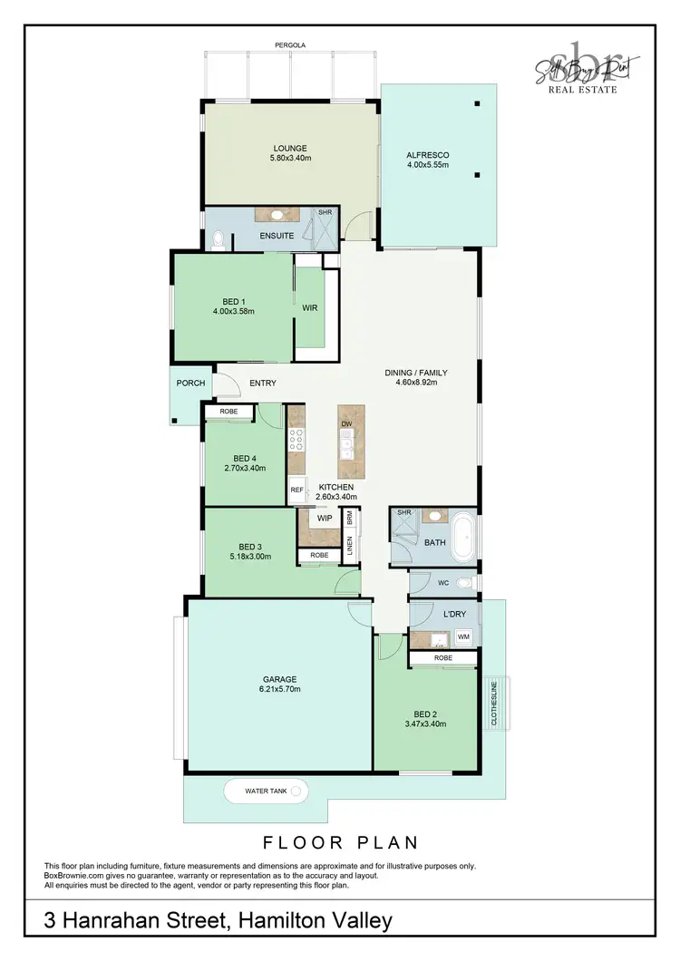 Floorplan of Homely house listing, 3 HANRAHAN STREET, Hamilton Valley NSW 2641