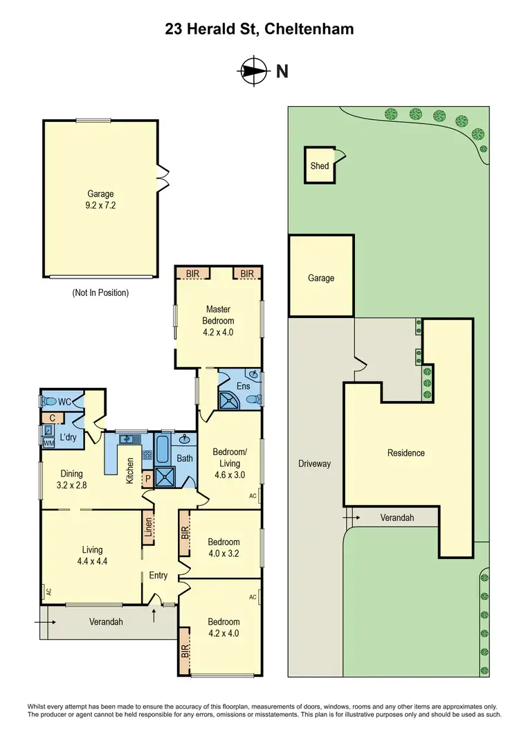 Floorplan of Homely house listing, 23 Herald Street, Cheltenham VIC 3192