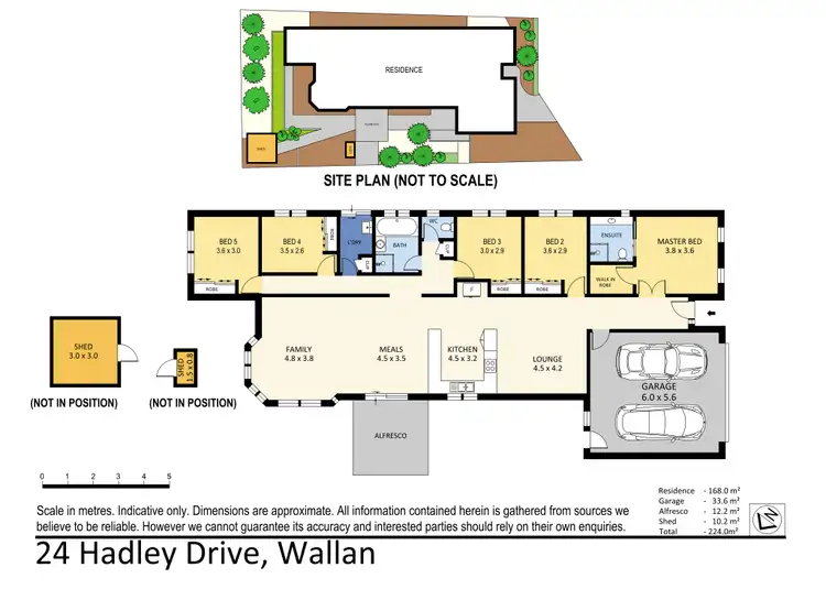 Floorplan of Homely house listing, 24 Hadley Drive, Wallan VIC 3756