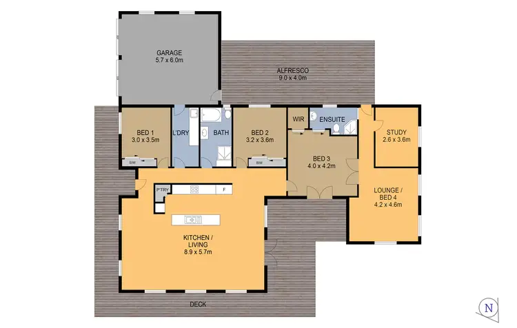 Floorplan of Homely rural property listing, Address available on request
