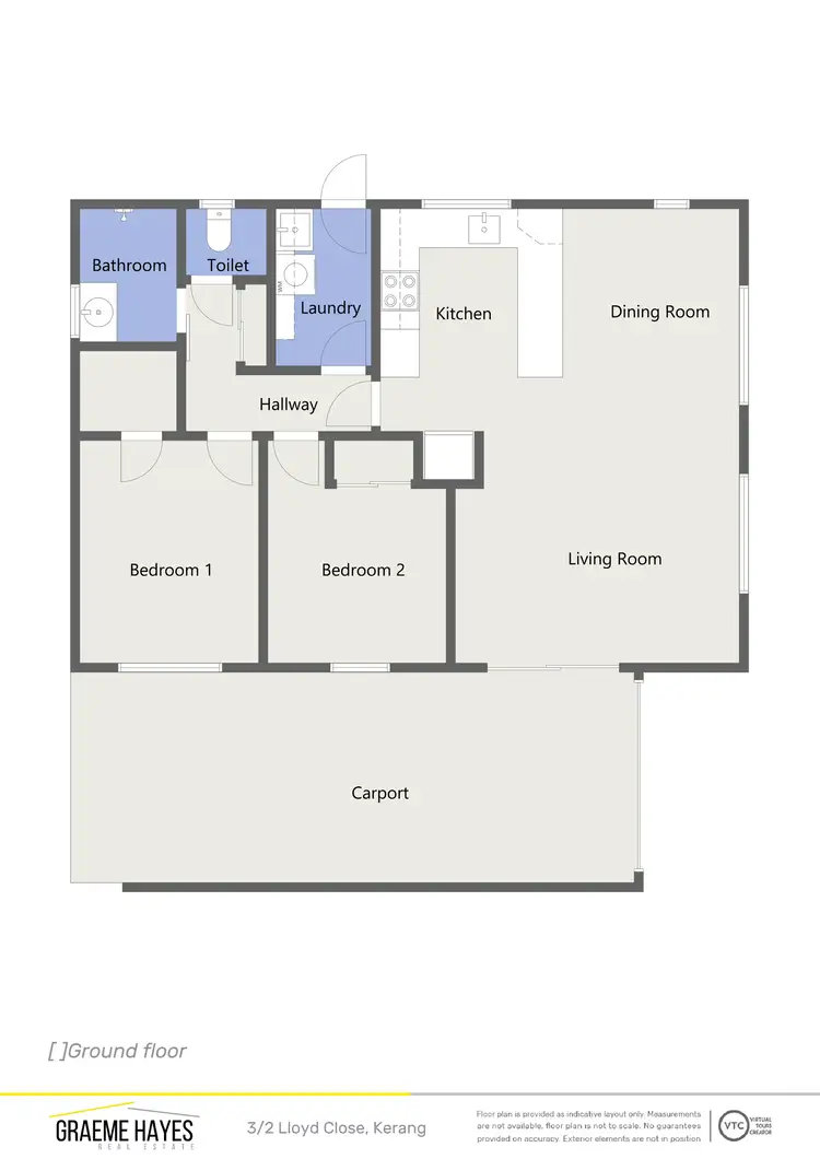 Floorplan of Homely unit listing, 3/2 Lloyd Close, Kerang VIC 3579