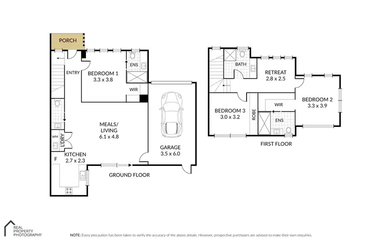 Floorplan of Homely townhouse listing, 10 Bridgeton Street, Reservoir VIC 3073