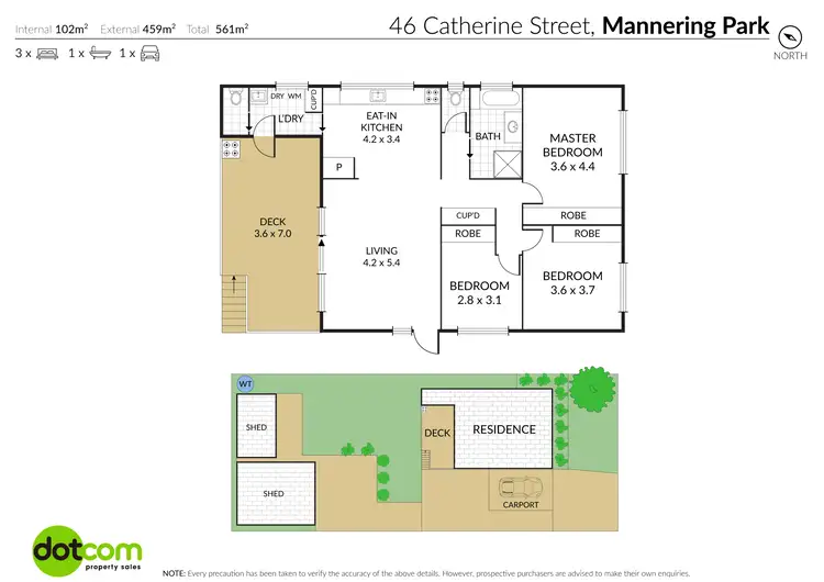 Floorplan of Homely house listing, 46 Catherine Street, Mannering Park NSW 2259