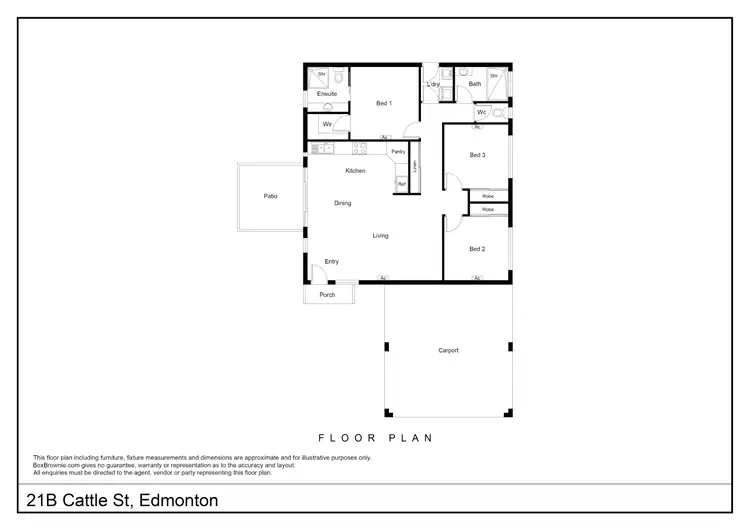 Floorplan of Homely house listing, 21B Cattle Street, Edmonton QLD 4869