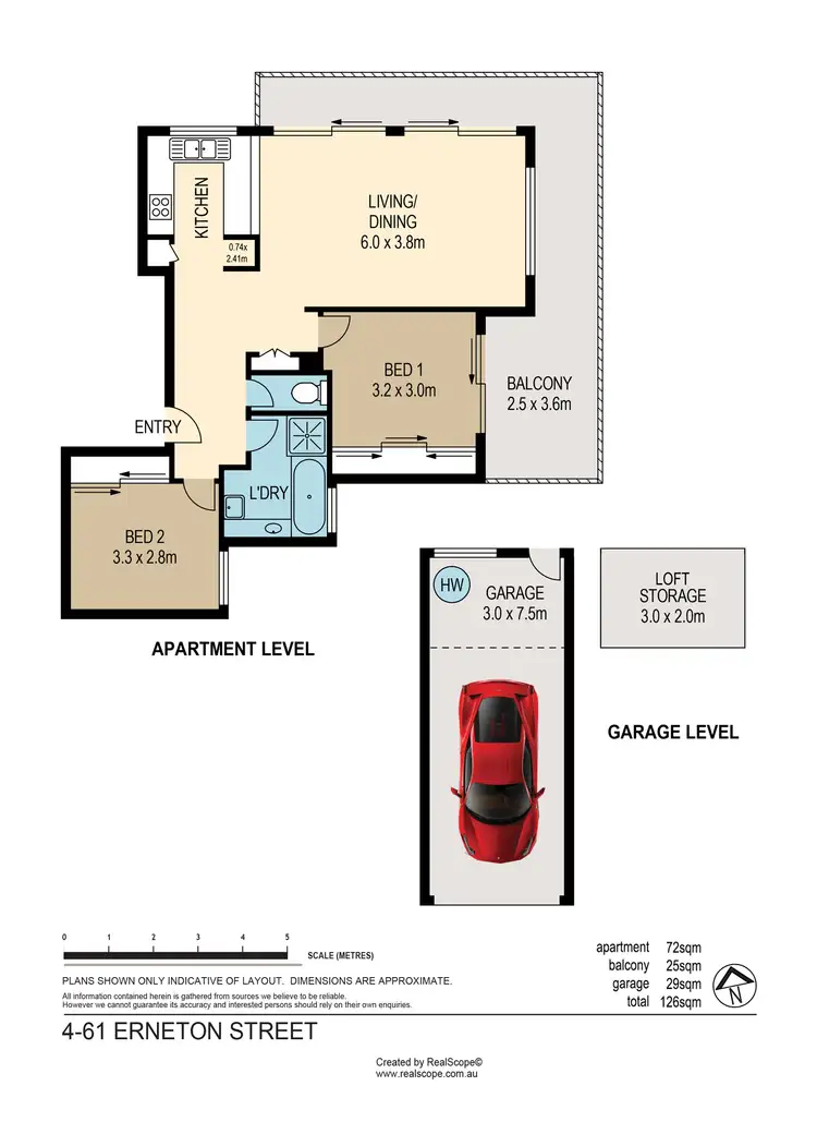 Floorplan of Homely unit listing, 4/61 Erneton Street, Newmarket QLD 4051