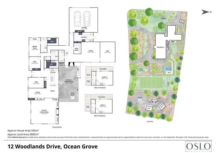 Floorplan of Homely house listing, 12 Woodlands Drive, Ocean Grove VIC 3226