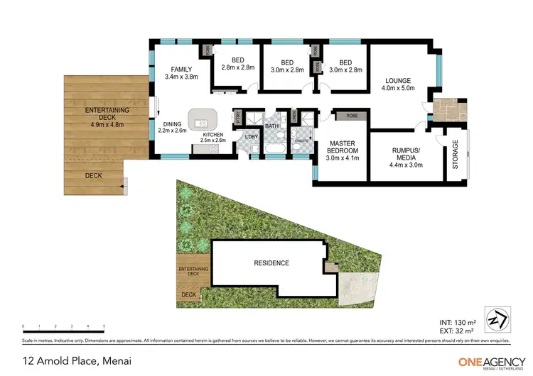 Floorplan of Homely house listing, 12 Arnold Place, Menai NSW 2234