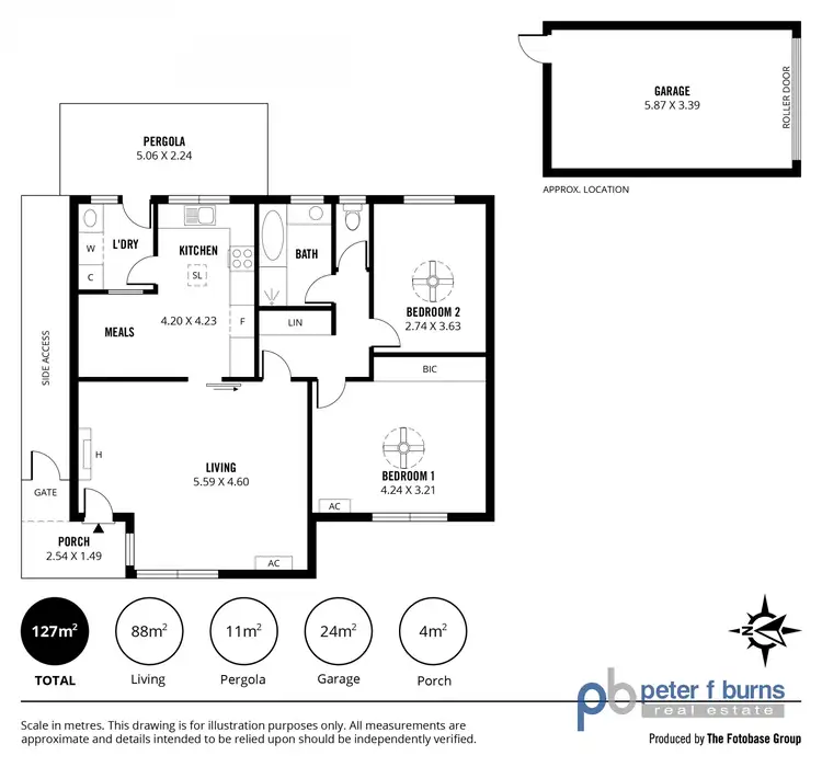 Floorplan of Homely unit listing, 2/19 Preston Avenue, Brighton SA 5048
