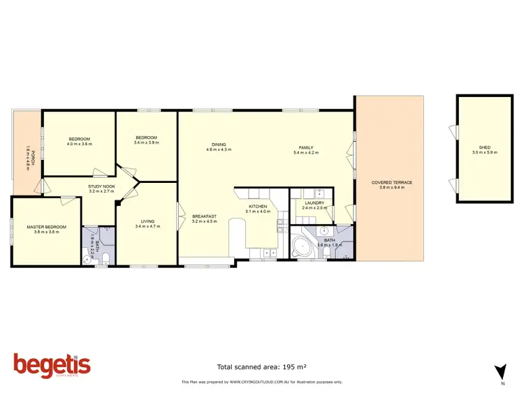 Floorplan of Homely house listing, 5 Ivanhoe Road, Croydon NSW 2132